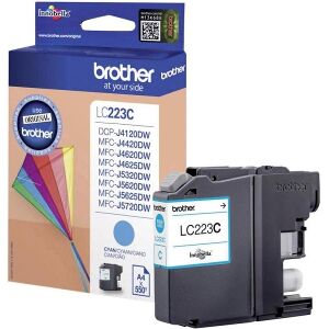 ΓΝΗΣΙΟ ΜΕΛΑΝΙ BROTHER ΓΙΑ MFC-J4420DW/J4620DW CYAN OEM: LC223C