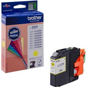 ΓΝΗΣΙΟ ΜΕΛΑΝΙ BROTHER ΓΙΑ MFC-J4420DW/J4620DW YELLOW OEM: LC223Y