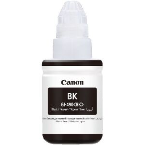 ΓΝΗΣΙΟ ΜΕΛΑΝΙ CANON GI-490 BLACK ΜΕ OEM:0663C001AA