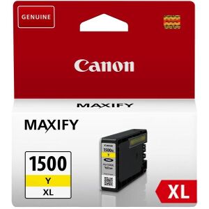 ΓΝΗΣΙΟ ΜΕΛΑΝΙ CANON PGI-1500XL Y ΓΙΑ MAXIFY SERIES YELLOW ΜΕ OEM:9195B001