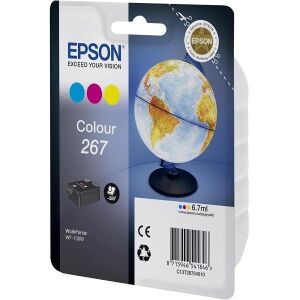 ΓΝΗΣΙΟ ΜΕΛΑΝΙ EPSON 267 COLOR ΜΕ OEM:C13T26704010