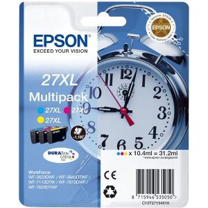 ΓΝΗΣΙΟ ΜΕΛΑΝΙ EPSON ΓΙΑ WF-3620DWF/3620WF/ C/M/Y XL ΜΕ OEM:C13T27154010