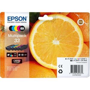 ΓΝΗΣΙΟ ΜΕΛΑΝΙ EPSON NO 33 MULTIPACK ME ΟΕΜ:C13T33374010