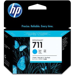 ΓΝΗΣΙΟ ΜΕΛΑΝΙ HEWLETT PACKARD ΓΙΑ DJ T120/T520 CYAN 3X29ML OEM: CZ134A