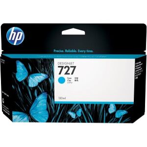 ΓΝΗΣΙΟ ΜΕΛΑΝΙ HEWLETT PACKARD NO.727 ΓΙΑ DJ T1500/2500/920 CYAN 130ML OEM: B3P19A