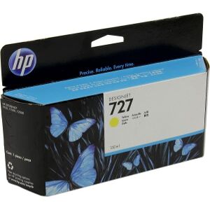 ΓΝΗΣΙΟ ΜΕΛΑΝΙ HEWLETT PACKARD NO.727 ΓΙΑ DJ T1500/2500/920 YELLOW 130ML OEM: B3P21A