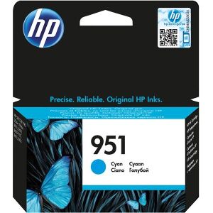 ΓΝΗΣΙΟ ΜΕΛΑΝΙ HEWLETT PACKARD NO.951 ΓΙΑ OFFICEJET PRO 8100/8600 CYAN OEM: CN050AE