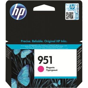 ΓΝΗΣΙΟ ΜΕΛΑΝΙ HEWLETT PACKARD NO.951 ΓΙΑ OFFICEJET PRO 8100/8600 MAGENTA OEM: CN051AE