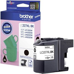 ΓΝΗΣΙΟ BROTHER ΜΕΛΑΝΙ HC ΓΙΑ MFC-J4420DW/J4620DW BLACK OEM: LC227XLBK