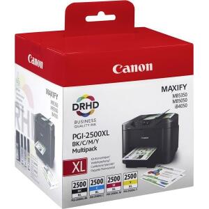 ΜΕΛΑΝΙ CANON PGI-2500XL MULTIPACK ΓΙΑ MAXIFY SERIES BK/C/M/Y