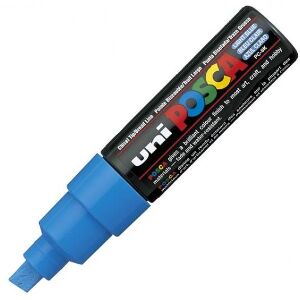 ΜΑΡΚΑΔΟΡΟΣ POSCA  PC-8K  8.0MM ΑΝΟΙΧΤΟ ΜΠΛΕ