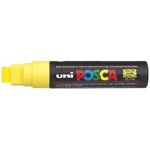 ΜΑΡΚΑΔΟΡΟΣ POSCA  PC-17K  17.0MM  ΚΙΤΡΙΝΟ