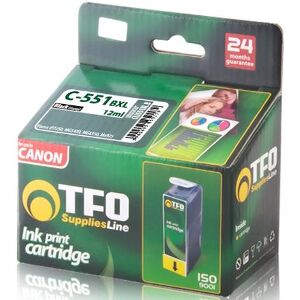 TFO INK C-551BXL BLACK ΣΥΜΒΑΤΟ ΜΕ CANON CLI551XL B 12ML