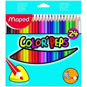 ΞΥΛΟΜΠΟΓΙΕΣ MAPED COLOR' PEPS 24 ΧΡΩΜΑΤΑ