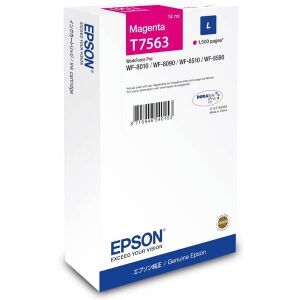 ΓΝΗΣΙΟ ΜΕΛΑΝΙ EPSON ΓΙΑ WORKFORCE PRO WF-8010DW MAGENTA ΜΕ OEM: C13T756340