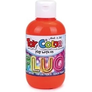 ΤΕΜΠΕΡΑ TOY COLOR FLUO ΦΩΣΦΟΡΟΥΧΑ 250ML ΠΟΡΤΟΚΑΛΙ