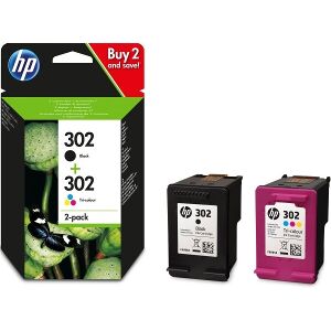 ΓΝΗΣΙΟ ΜΕΛΑΝΙ HEWLETT PACKARD NO 302 BLACK+TRI-COLOUR ΜΕ OEM:X4D37AE