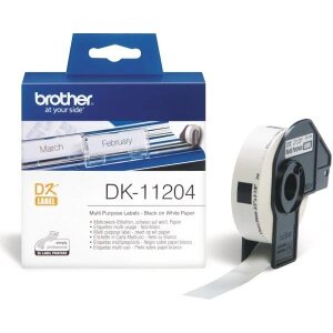 ΓΝΗΣΙΕΣ BROTHER ΕΤΙΚΕΤΕΣ ΓΙΑ QL-500/550/650TD/ 1050/1050N/ 17X54MM 400PCS OEM: DK-11204