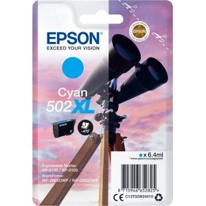 ΓΝΗΣΙΟ ΜΕΛΑΝΙ EPSON 502XL CYAN ΜΕ OEM:C13T02W24010