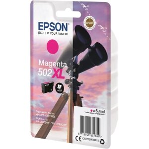 ΓΝΗΣΙΟ ΜΕΛΑΝΙ EPSON 502XL MAGENTA ΜΕ OEM:C13T02W34010