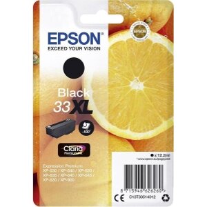 ΓΝΗΣΙΟ ΜΕΛΑΝΙ EPSON BLACK XL ΜΕ OEM: C13T33514012