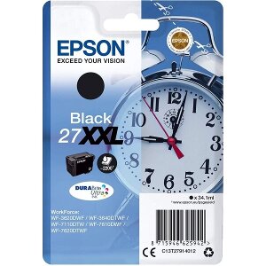 ΓΝΗΣΙΟ ΜΕΛΑΝΙ EPSON BLACK XXL ΜΕ OEM: C13T27914012