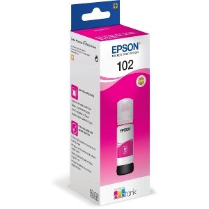 ΓΝΗΣΙΟ ΜΕΛΑΝΙ EPSON MAGENTA T102 ΜΕ OEM:C13T03R340