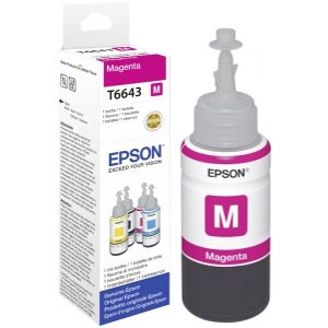 ΓΝΗΣΙΟ ΜΕΛΑΝΙ EPSON MAGENTA T664 70ML ΜΕ OEM:C13T664340