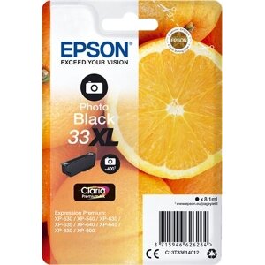 ΓΝΗΣΙΟ ΜΕΛΑΝΙ EPSON PHOTO BLACK XL ΜΕ OEM: C13T33614012