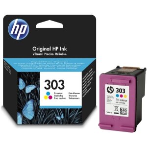 ΓΝΗΣΙΟ ΜΕΛΑΝΙ HEWLETT PACKARD NO 303 TRI-COLOUR ΜΕ OEM:T6N01AE