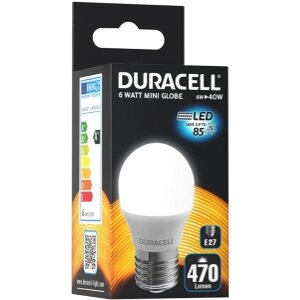 ΛΑΜΠΤΗΡΑΣ DURACELL LED G45 6W E27 4000K