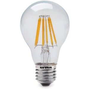 ΛΑΜΠΤΗΡΑΣ GEYER LED FILAMENT E27 6W 600LM D ΔΙΑΦΑΝΗ 2700K