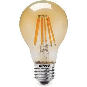 ΛΑΜΠΤΗΡΑΣ GEYER LED FILAMENT VINTAGE E27 6W 500LM 2000K