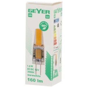 ΛΑΜΠΤΗΡΑΣ GEYER LED G4 150LM 1.5W 3000K