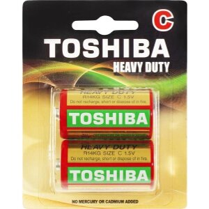 ΜΠΑΤΑΡΙΕΣ TOSHIBA HEAVY DUTY R14 SIZE C 2ΤΕΜ