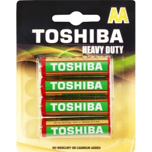 ΜΠΑΤΑΡΙΕΣ TOSHIBA HEAVY DUTY R6 AA 4TEM