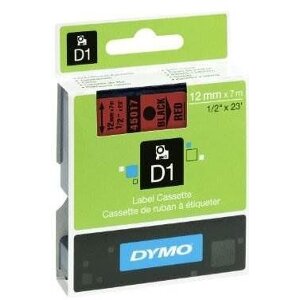 DYMO ΕΤΙΚΕΤΕΣ D1 12MM BLACK/RED 45017 S0720570