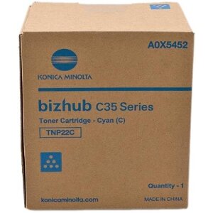 KONICA MINOLTA TONER TNP-22C ΓΙΑ BIZHUB C35/C35P CYAN OEM: A0X5452