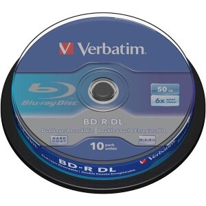 VERBATIM 43746 50GB X6 BD-R CB 10PCS