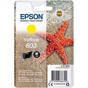 ΓΝΗΣΙΟ ΜΕΛΑΝΙ EPSON 603 YELLOW ΜΕ OEM:C13T03U44010