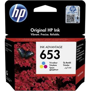 ΓΝΗΣΙΟ ΜΕΛΑΝΙ HEWLETT PACKARD NO 653 TRI-COLOUR ΜΕ OEM:3YM74AE