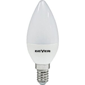 ΛΑΜΠΤΗΡΑΣ GEYER LED C37 E14 6W 3000K 470LM DIMMABLE