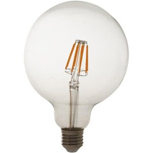 ΛΑΜΠΤΗΡΑΣ GEYER LED FILAMENT CLEAR G125 E27 8W 4000K 900LM