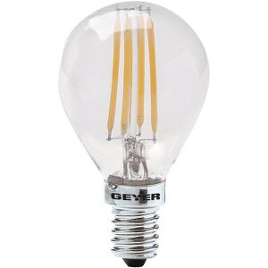 ΛΑΜΠΤΗΡΑΣ GEYER LED FILAMENT CLEAR G45 E14 4W 4000K 470LM