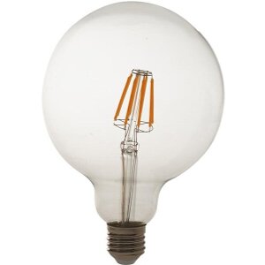 ΛΑΜΠΤΗΡΑΣ GEYER LED FILAMENT CLEAR G95 E27 5W 4000K 600LM