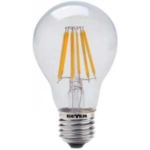 ΛΑΜΠΤΗΡΑΣ GEYER LED FILAMENT E27 6W 600LM ΔΙΑΦΑΝΗ 4000K