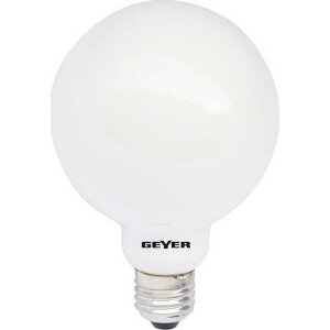 ΛΑΜΠΤΗΡΑΣ GEYER LED G95 MILKY 6W 230V 800LM 2700K