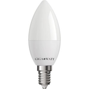 ΛΑΜΠΤΗΡΑΣ LED GIGAWATT C37 7W E14 630LM 4200K