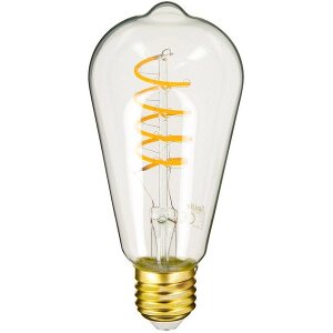 ΛΑΜΠΤΗΡΑΣ XANLITE LED FILAMENT SPIRAL DECO ST64 CLEAR