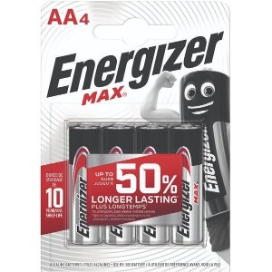 ΜΠΑΤΑΡΙΑ ENERGIZER MAX AA 4ΤΕΜ